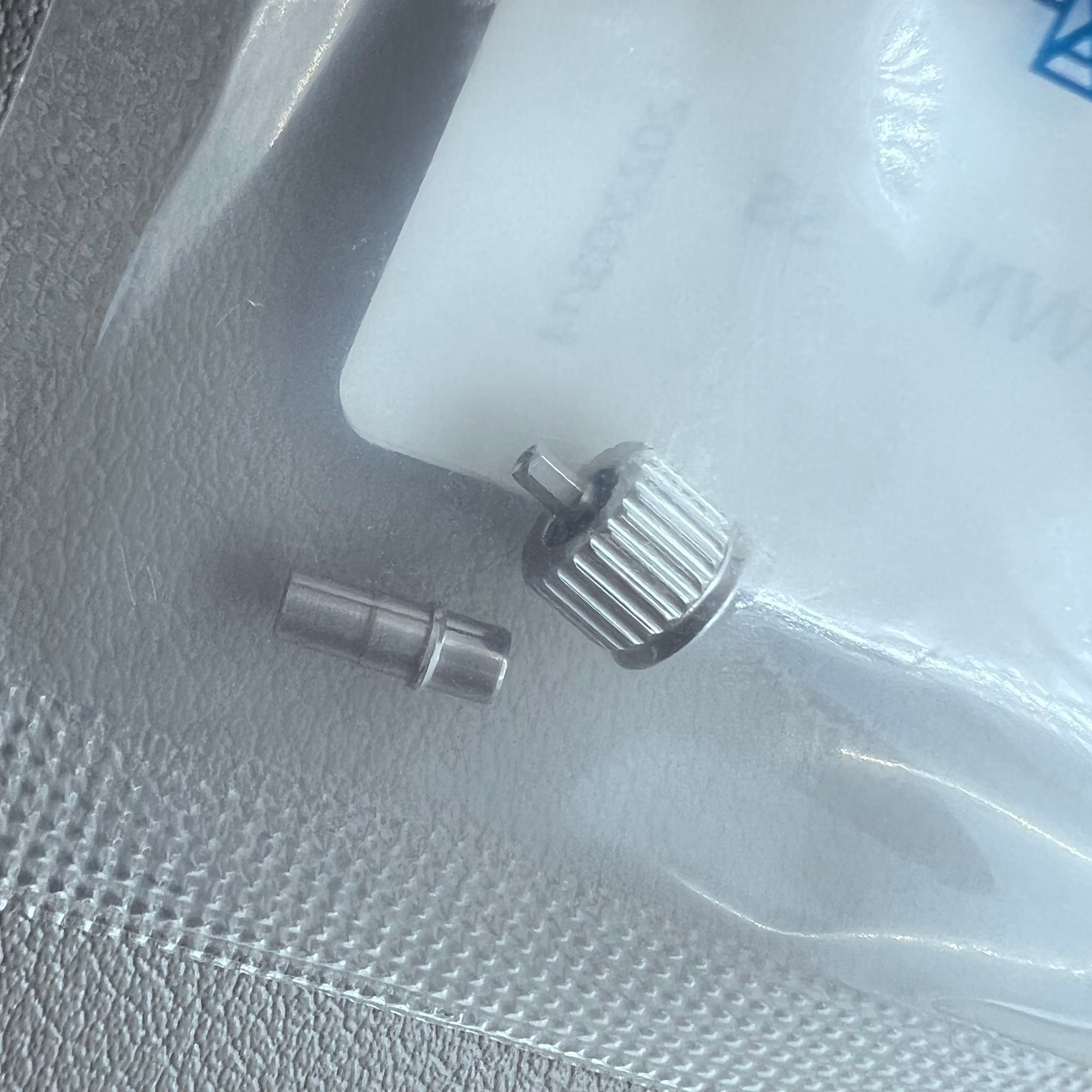 Replacement Silver Watch Crown Generic for Conquest L3.781 Watch Part