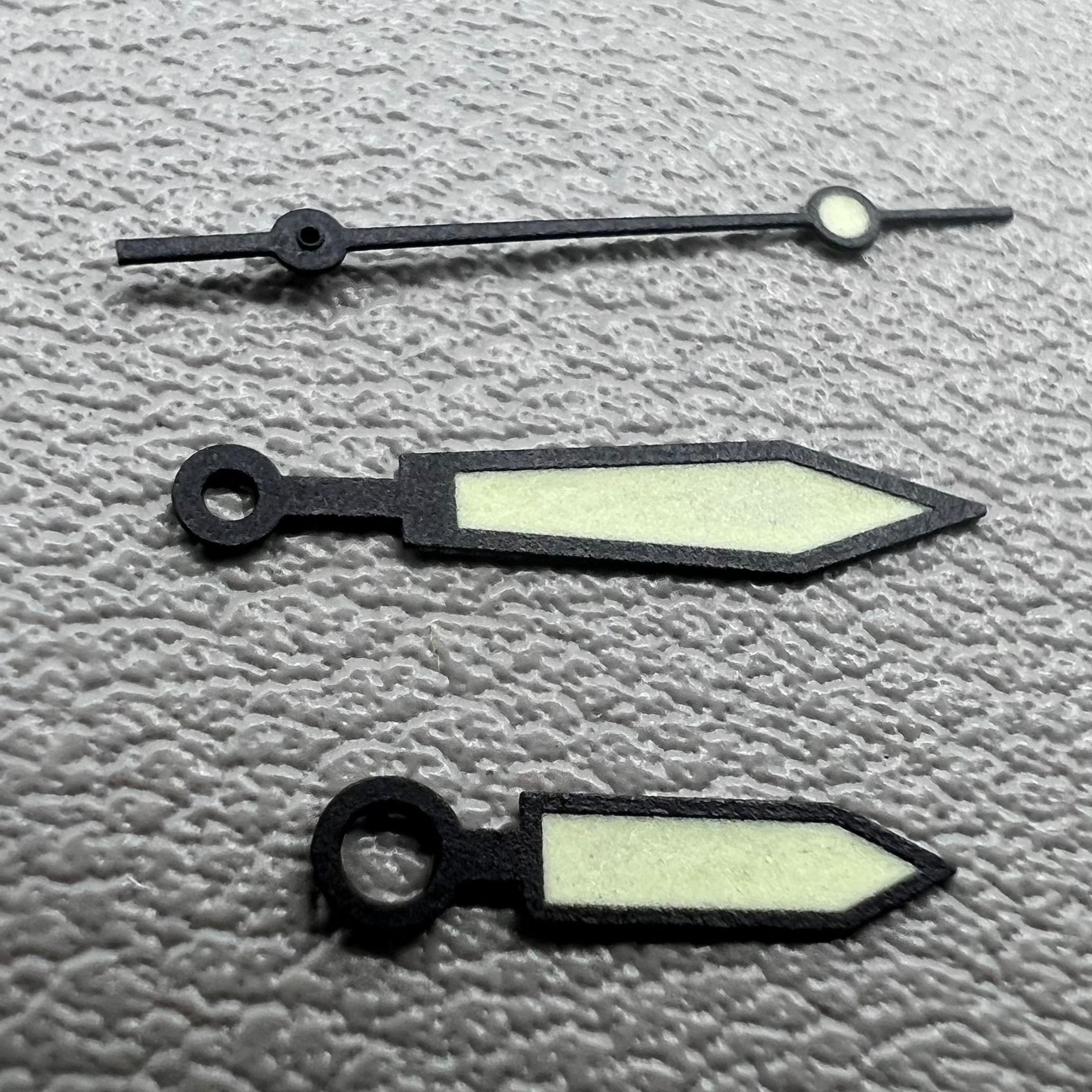Arrow Shaped Green Luminous Hands Set for ETA2836/2846/2824/2846 Movement