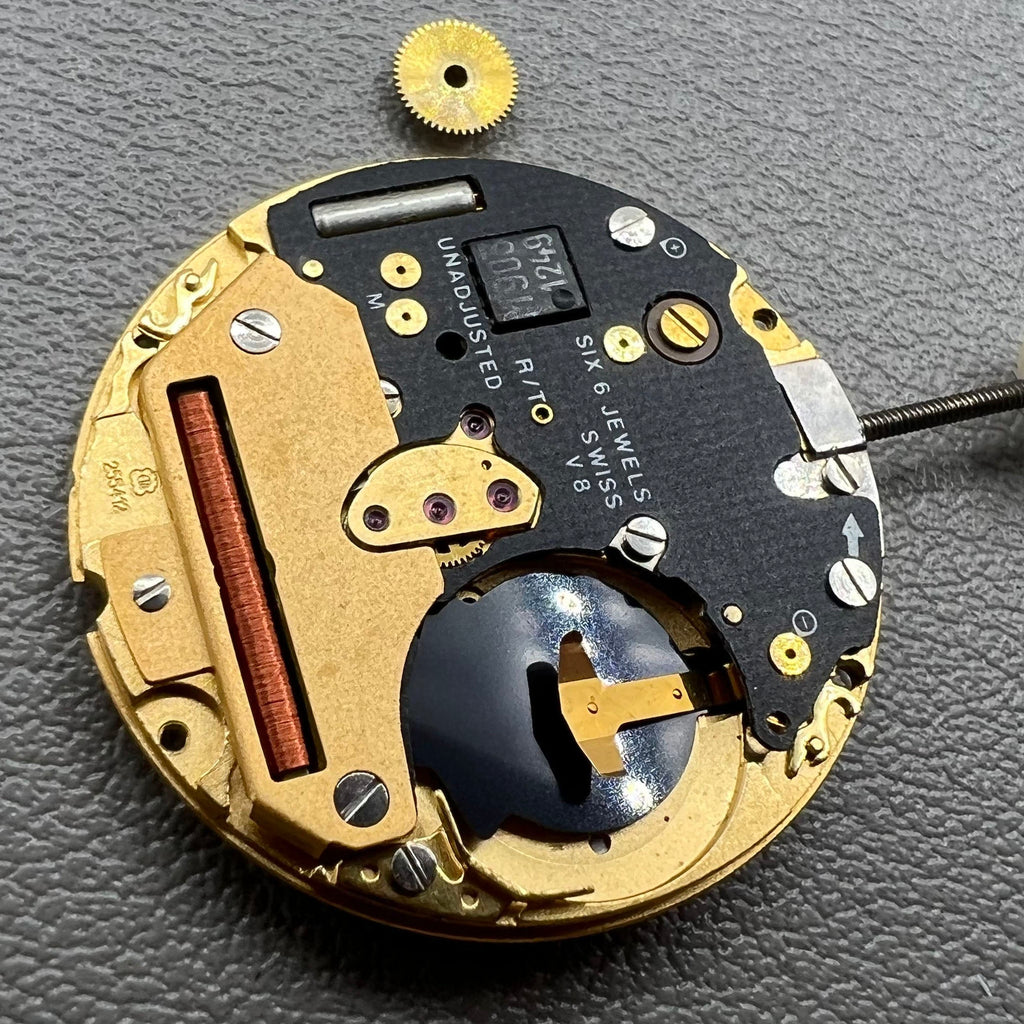 Swiss ETA255.412 Quartz Movement 3 Hands White Disk