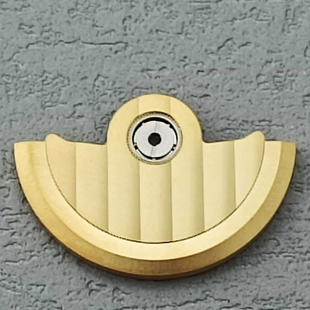 Golden Vertical Stripe Rotor Oscillating Weight for NH34 NH35 NH36 NH38 Movement