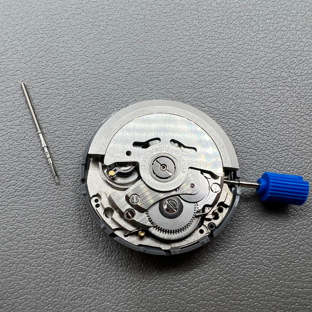 Japan Seiko NH35 Automatic Mechanical Movement High Accuracy Dark Yellow Disk