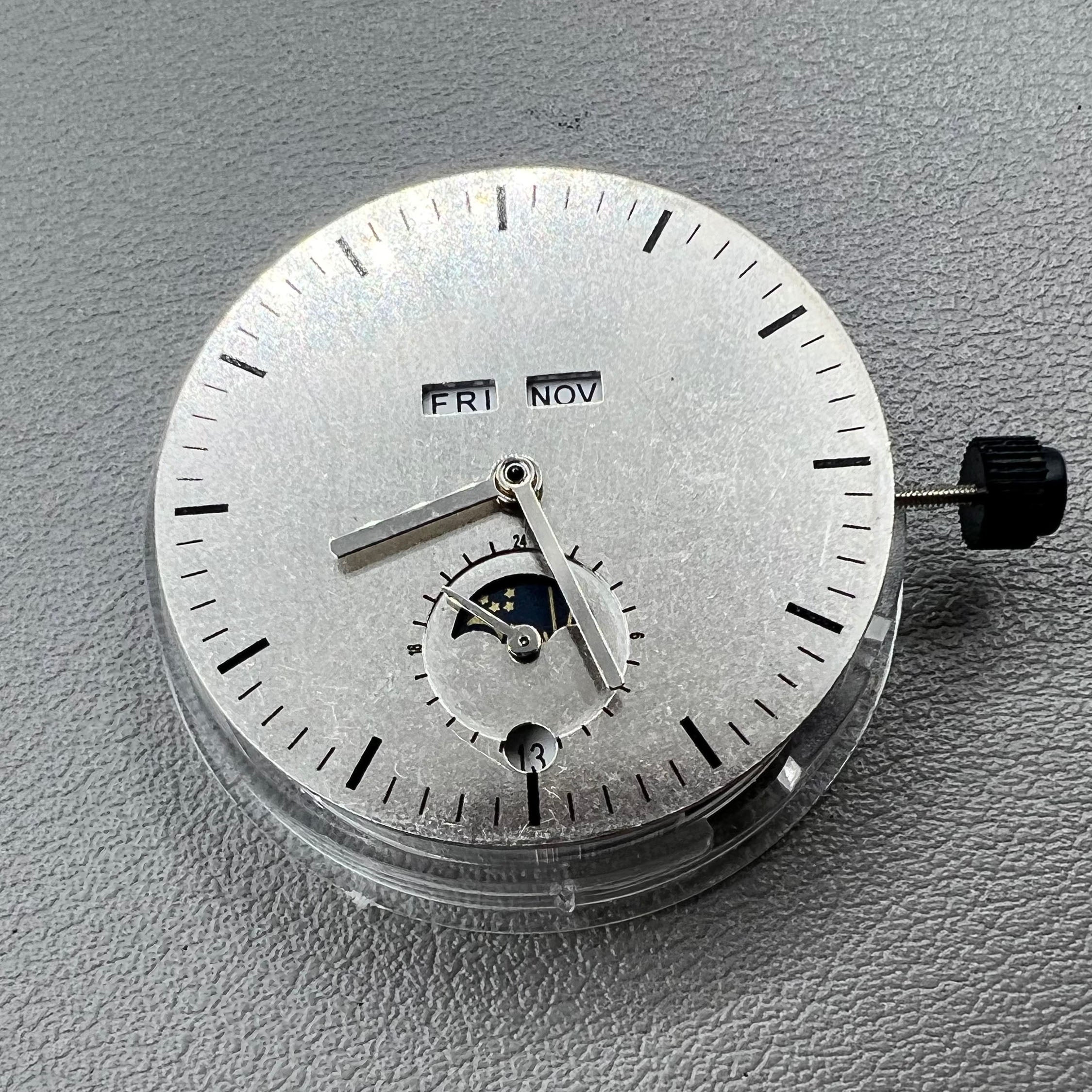 Modified China Made 2824 24-hour Moon Phase Automatic Mechanical Movement
