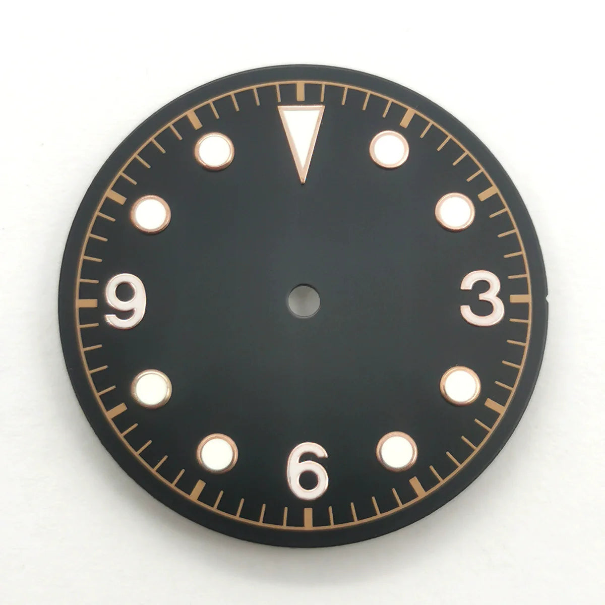 30.5mm Black+Orange Green Lume Watch Dial For ETA2836 2824 Miyota 8205 8215