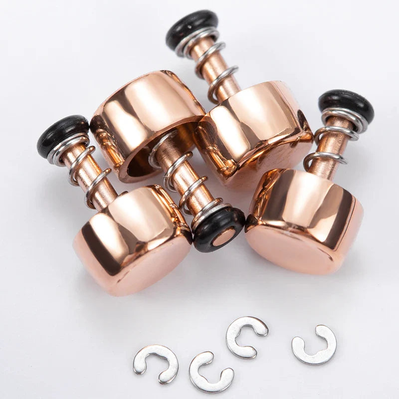 4pcs Rose Gold Watch Push Buttons for Casio GMA-S2100 Waterproof Stainless Steel
