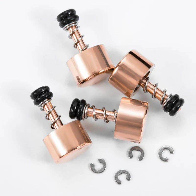 4pcs Rose Gold Watch Push Buttons for Casio GA-2100 Waterproof Stainless Steel