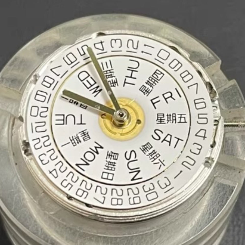 China Made Dandong 2836 Mechanical Movement Vein Finish Silver Movement SL3011