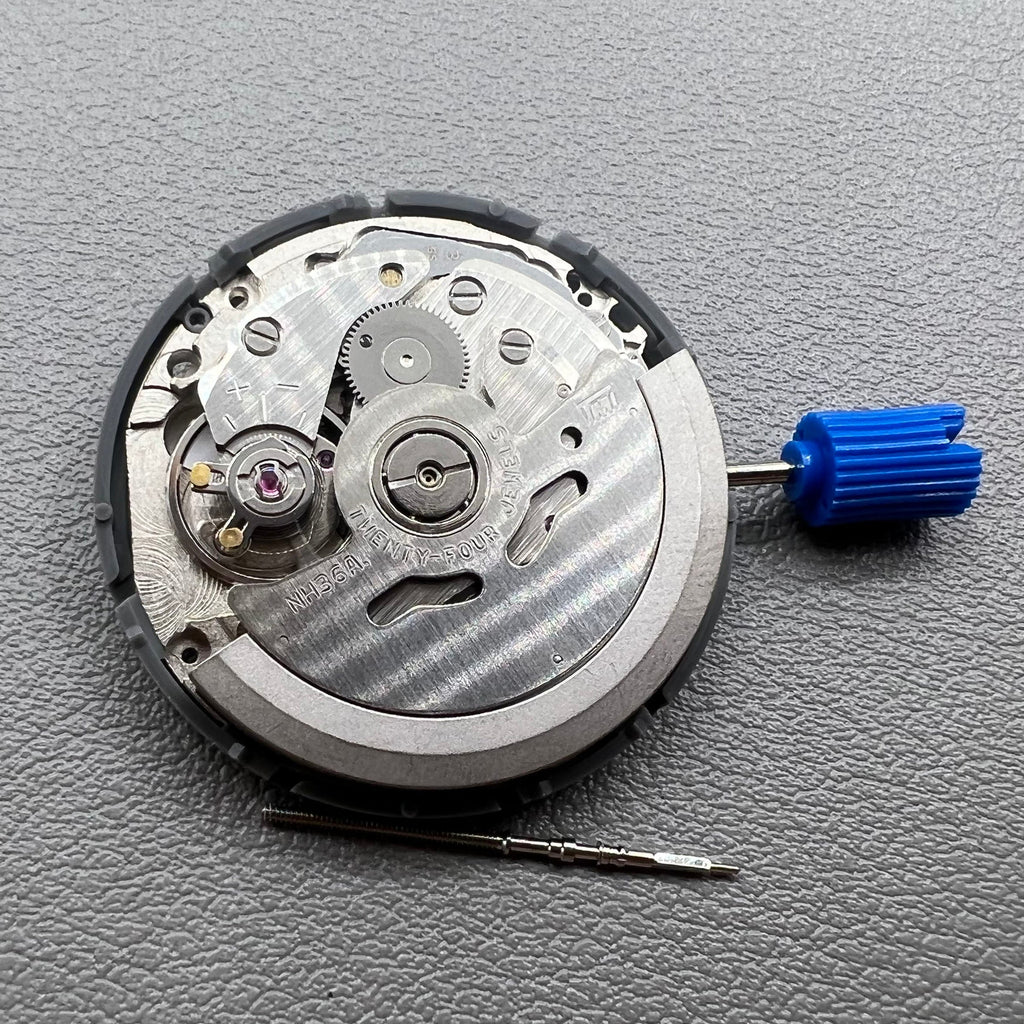 Japan NH36 Automatic Mechanical Movement Japanese Date Dial Crown@3.8