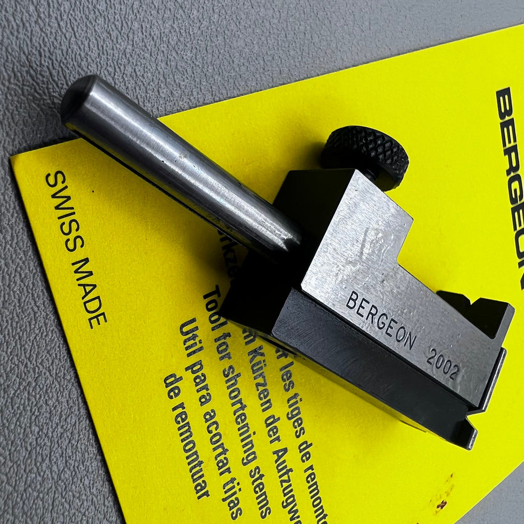 Swiss Bergeon 2002 Tool for Shortening Winding Stems