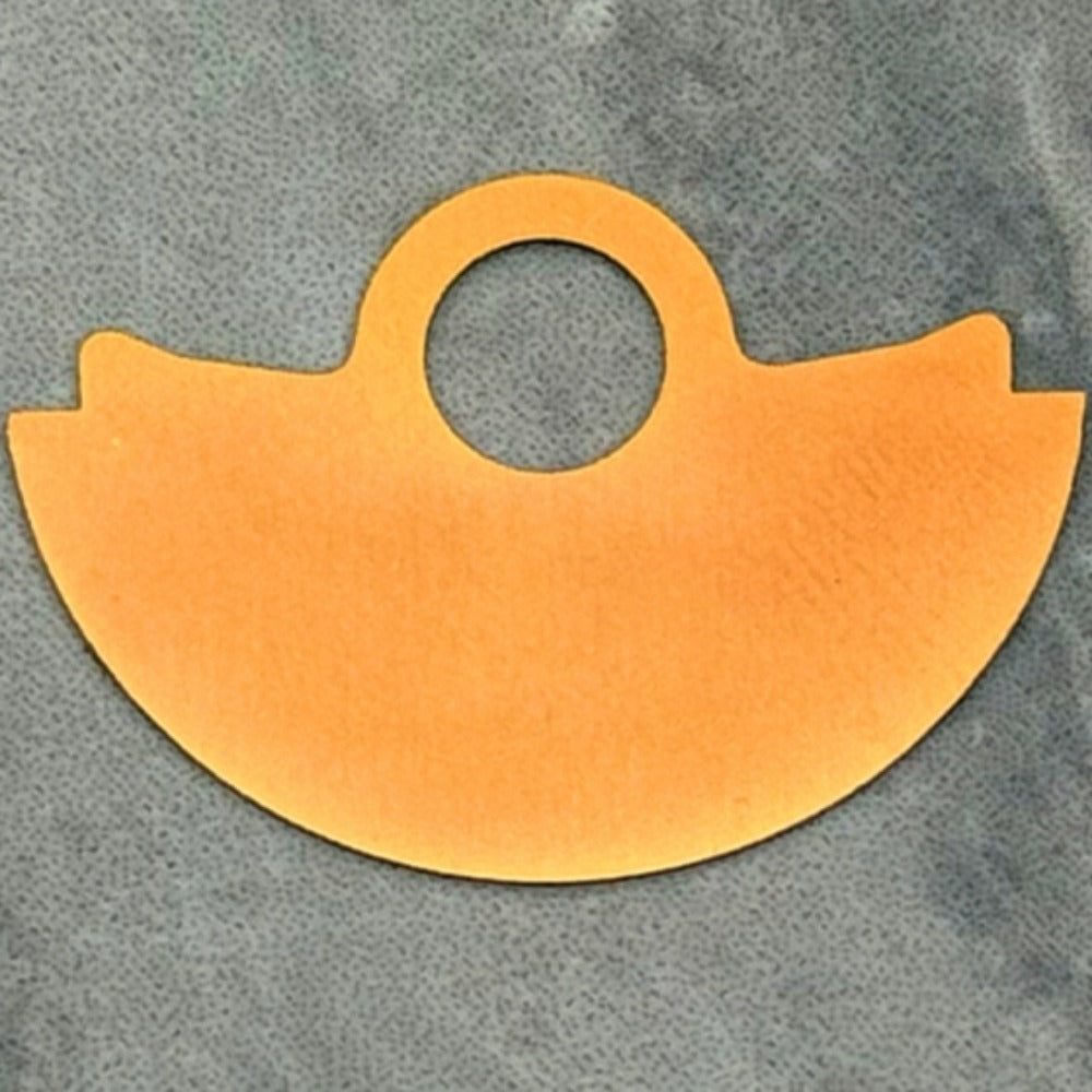 Solid Orange Metal Rotor Oscillating Weight Overlay Fit for NH35 NH36 Movement