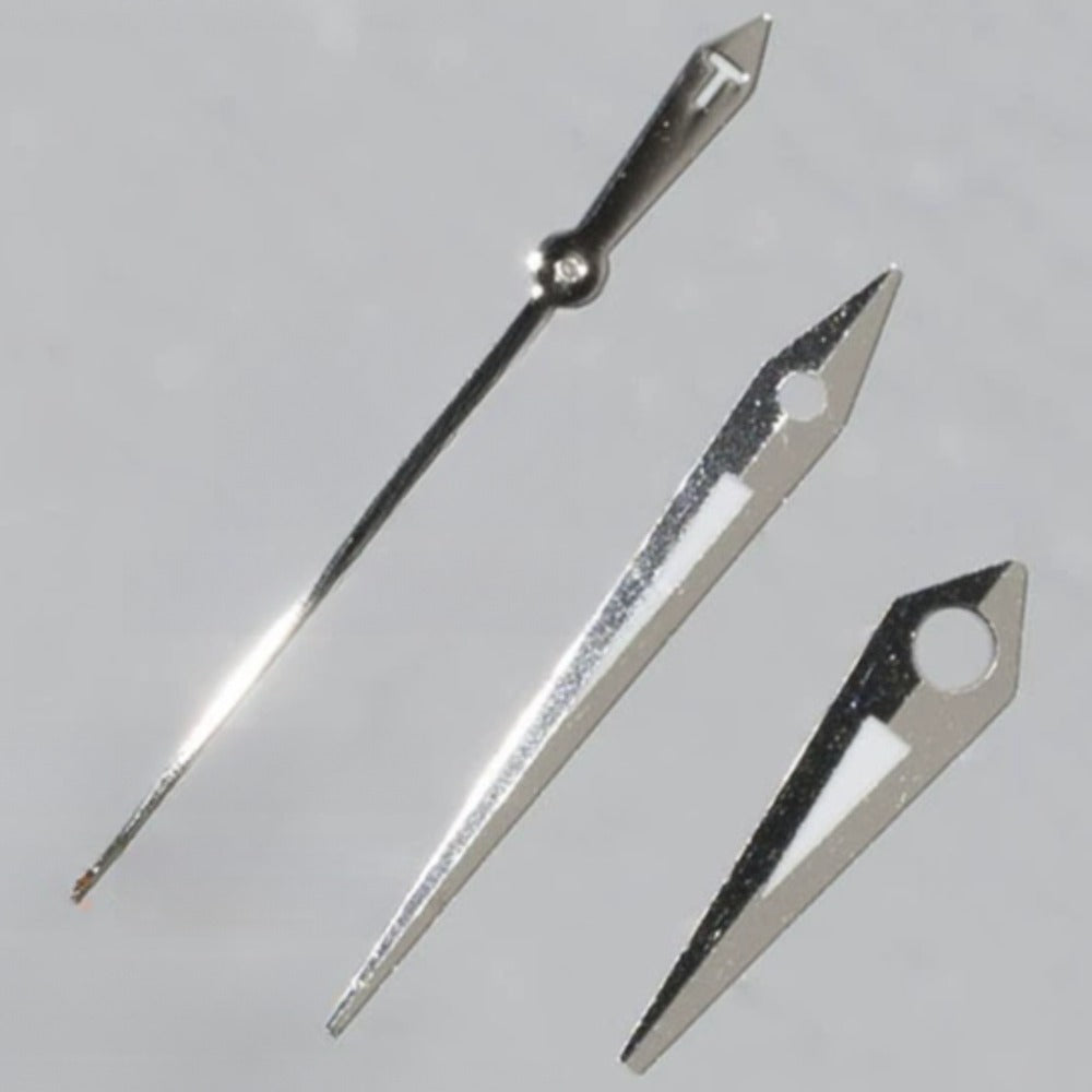 12.1X18X21.1mm Modified Silver Trim Lume Hands for ETA2836 2824 2892A2 #T035