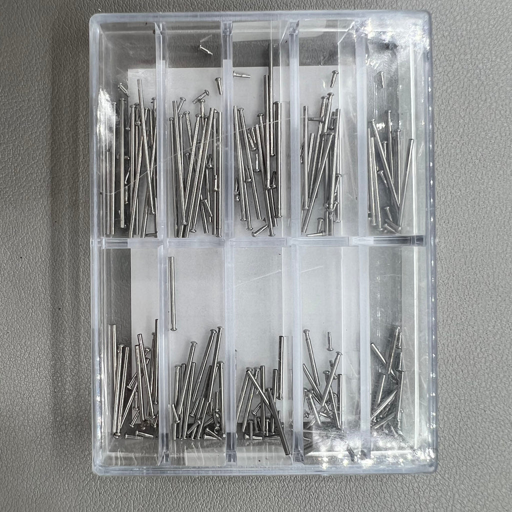 1.0mm Thick 8mm-26mm Watch Band Clasp Buckle Tube Friction Pin Spring Bar