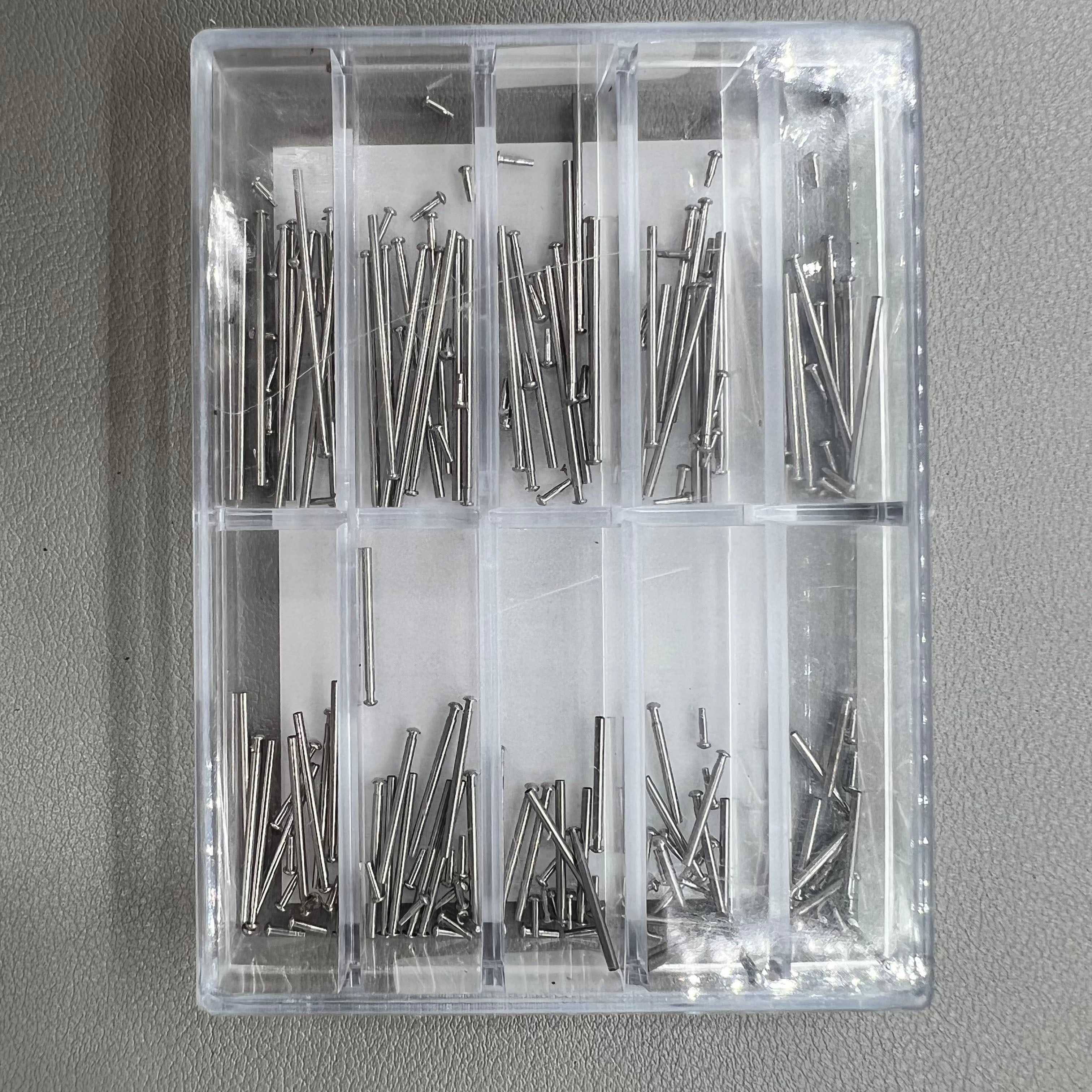 1.0mm Thick 8mm-26mm Watch Band Clasp Buckle Tube Friction Pin Spring Bar