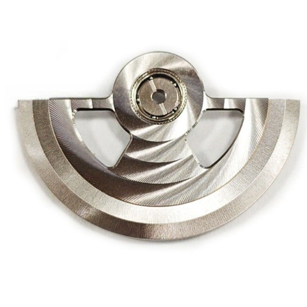 Silver Waved Bilateral Symmetrical Hollow Oscillating Weight for NH35 NH36