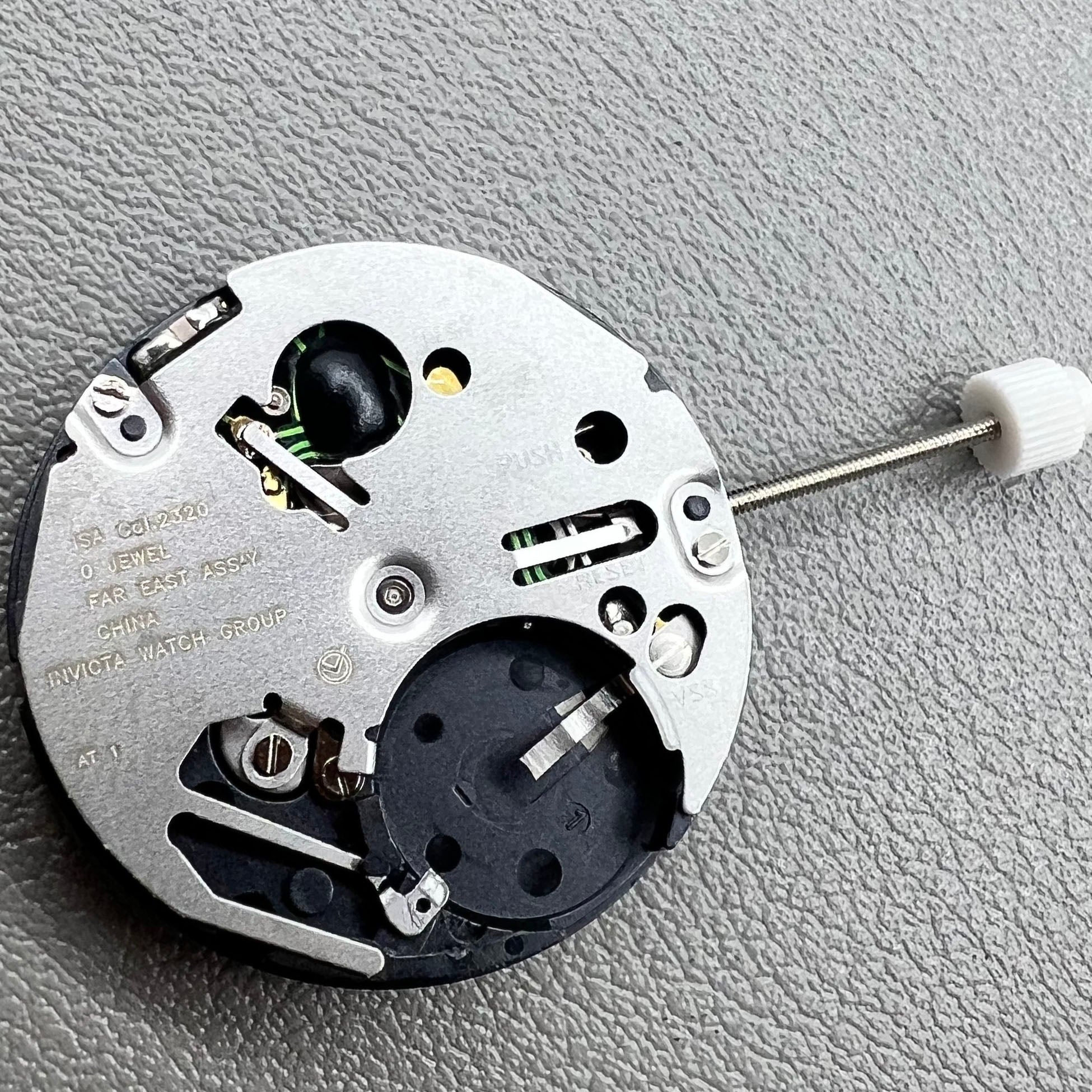 Swiss ISA 2320 White Dial Quartz Movement Date@3