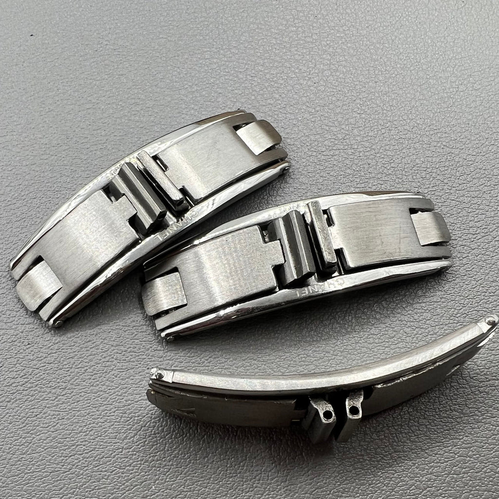 3X 9.0mm Width Stainless Steel Clasps Ceramic Butterfly Buckle J12 Elastic