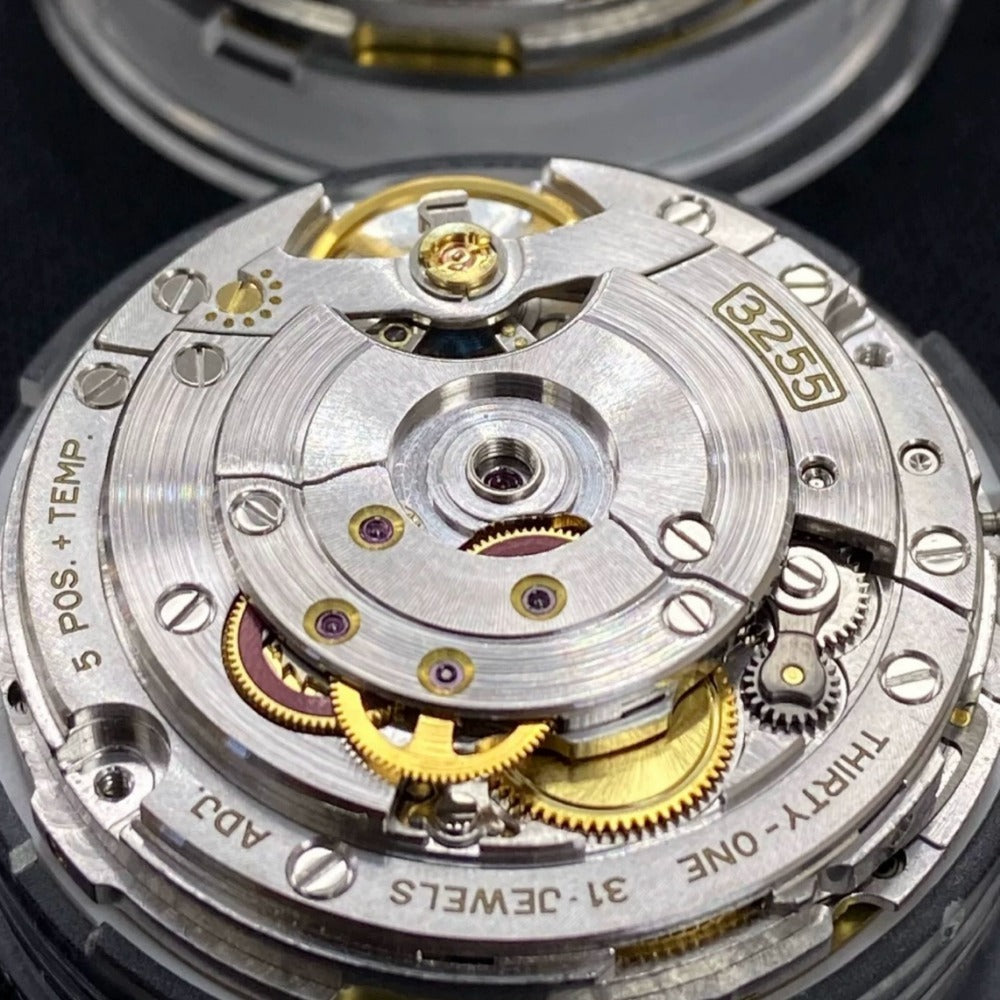 China Made 3255 Automatic Mechanical Movement Double Calendar Narrow Disk