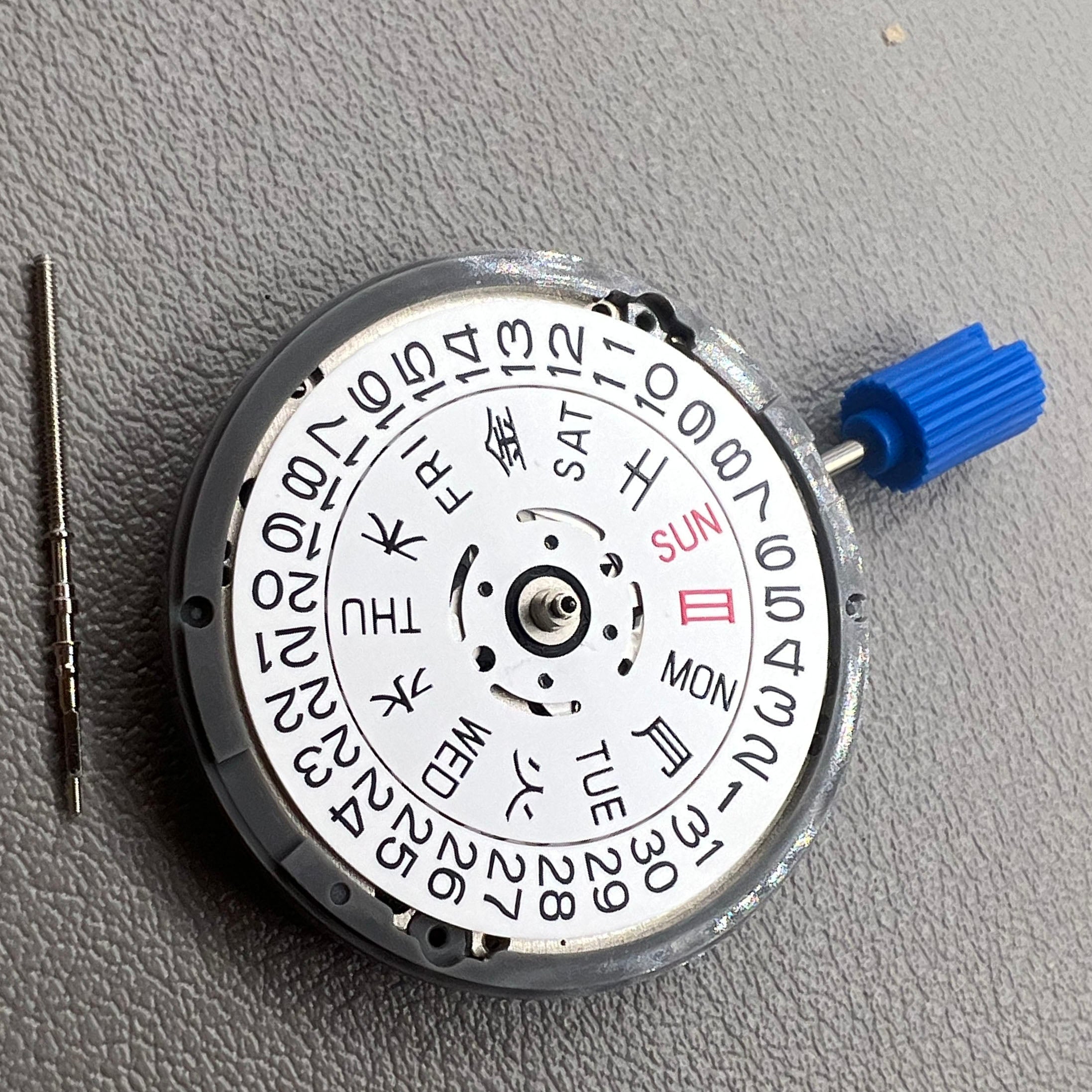 Japan NH36 Automatic Mechanical Movement Japanese Date Dial Crown@3.8