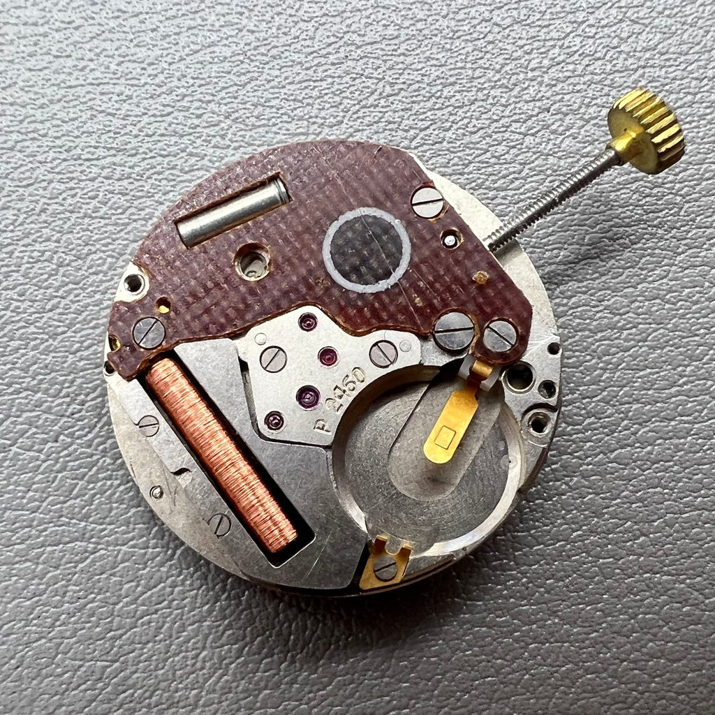 Working New Swiss P-2460 Quartz Watch Movement 3 Hands