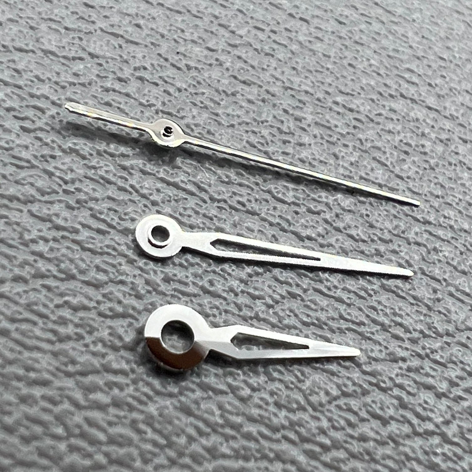 Hollow Silver Trim No Lume Watch Hands Set for Movement NH05 NH06