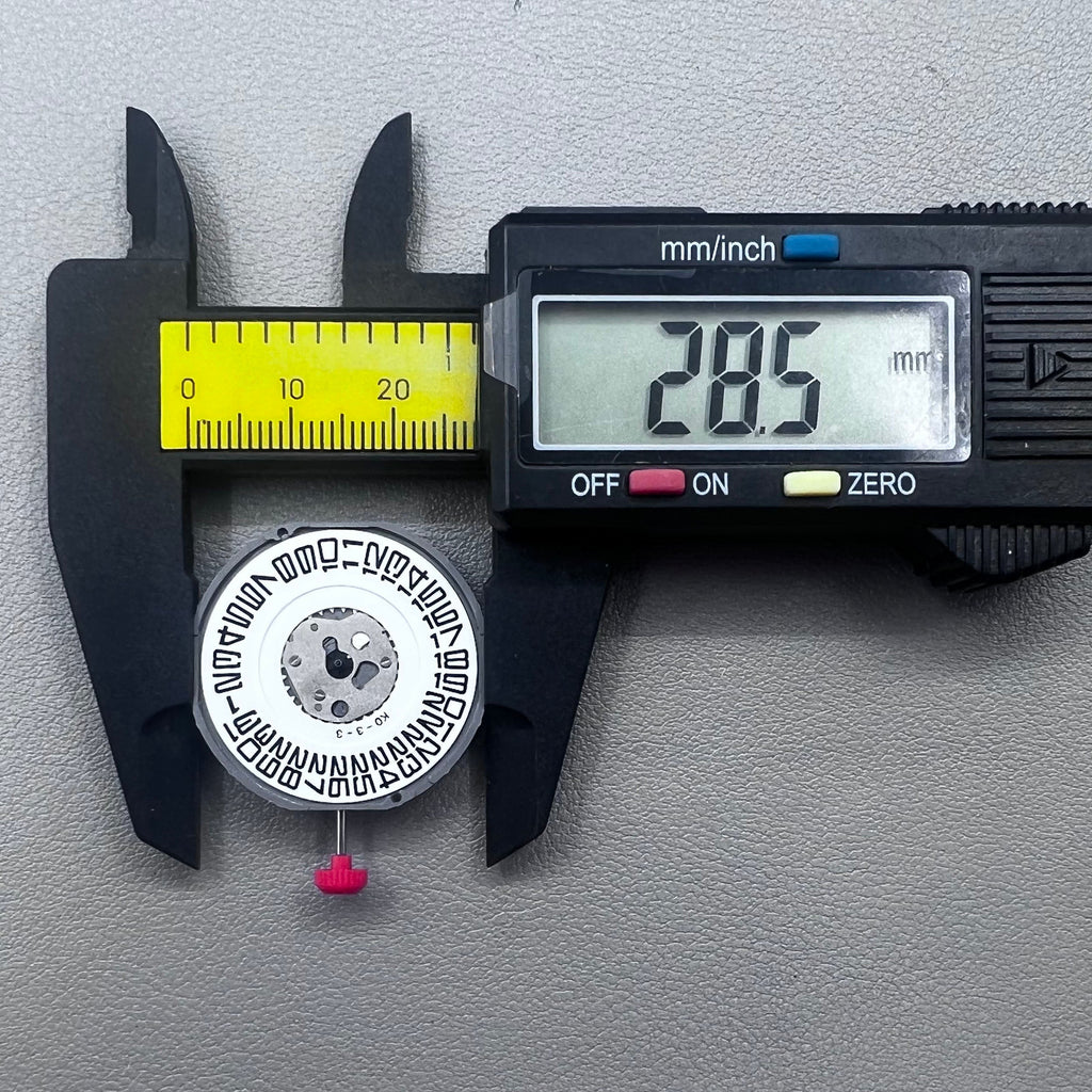 Miyota 2453 Quartz Movement Date@3 with Watch Stem