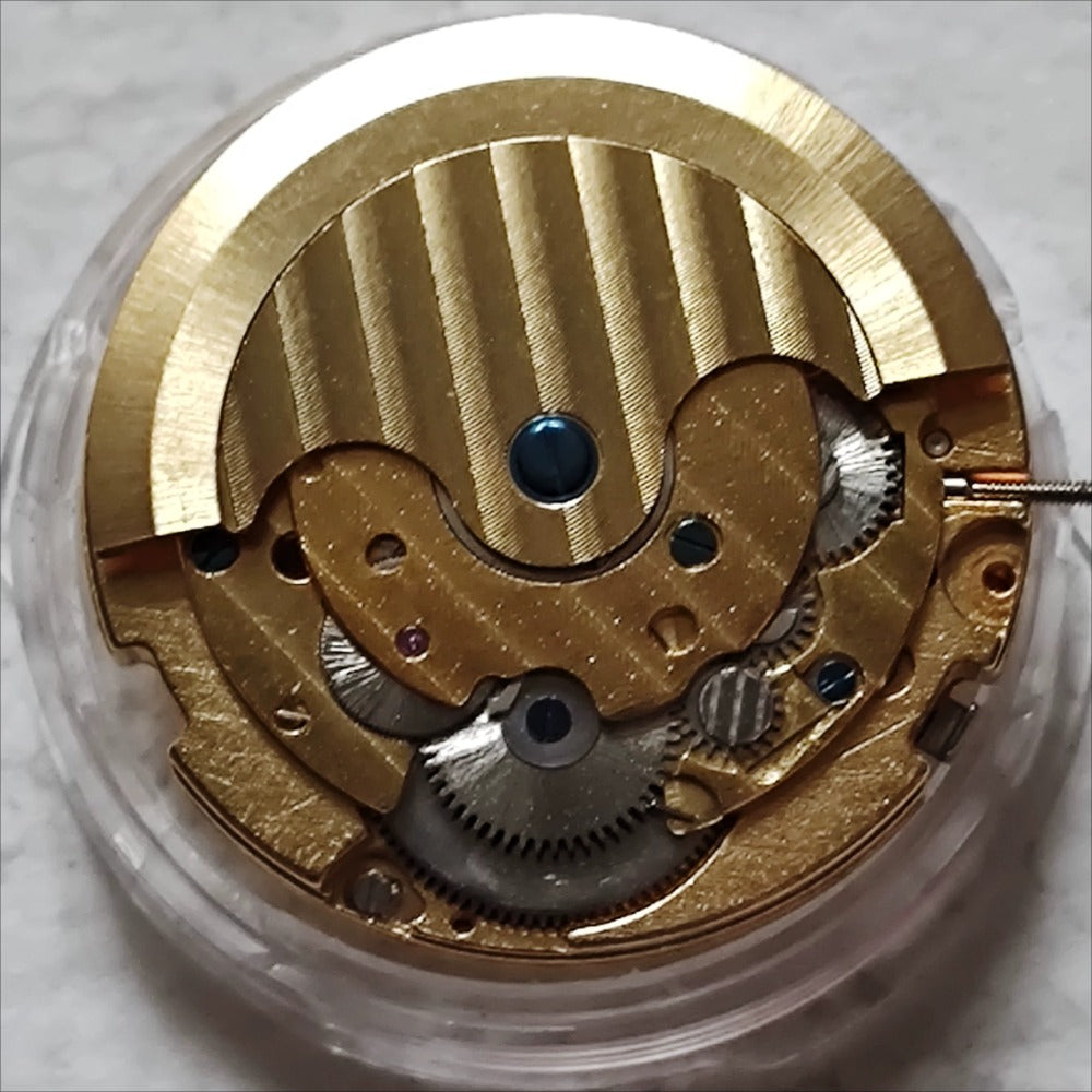 China Made Golden LB Automatic Mechanical Movement Moonphase At 12 Bare Wheel