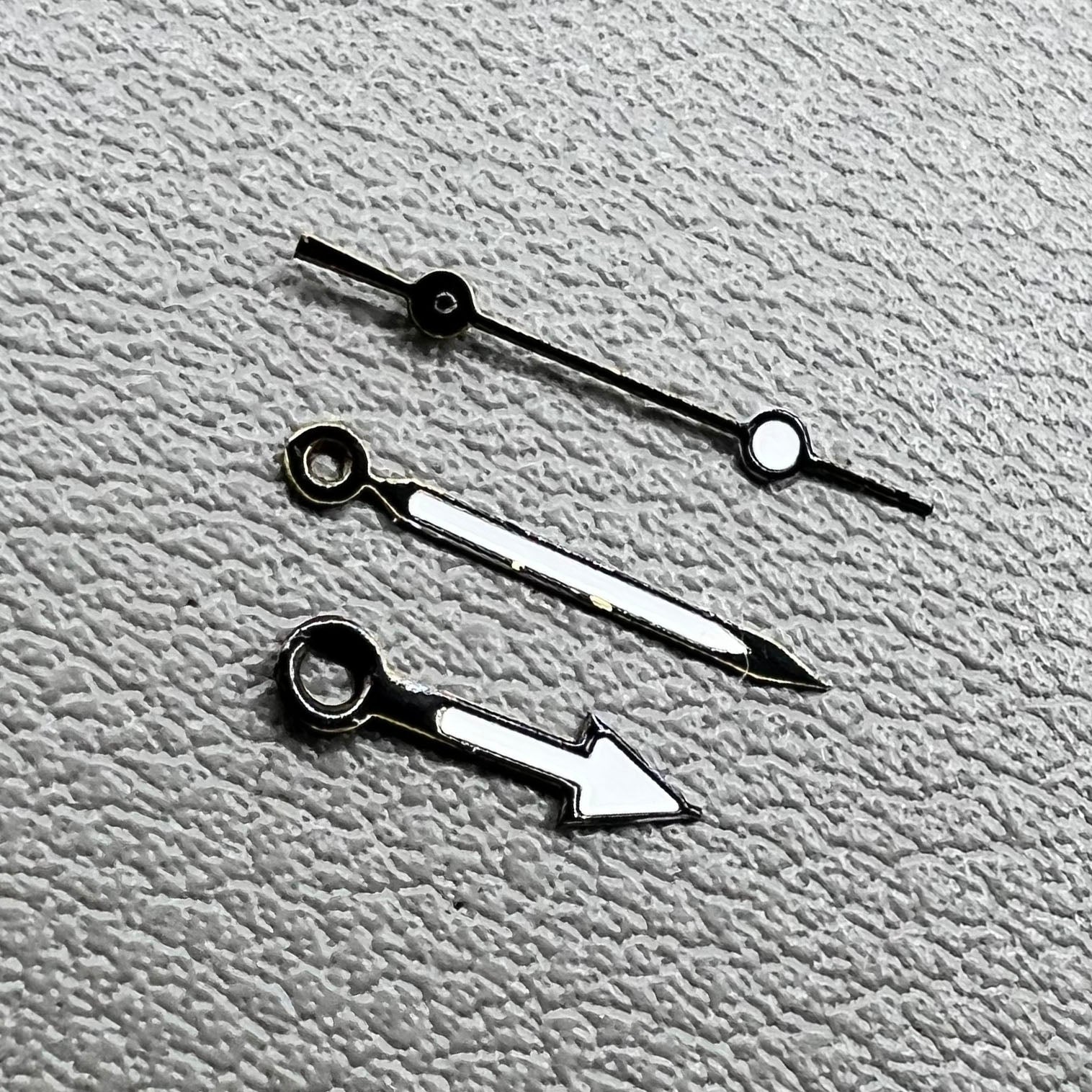 2 Sets/Pack NO.1244 Black Set of Watch Hands Set for Miyota 2035 Movement