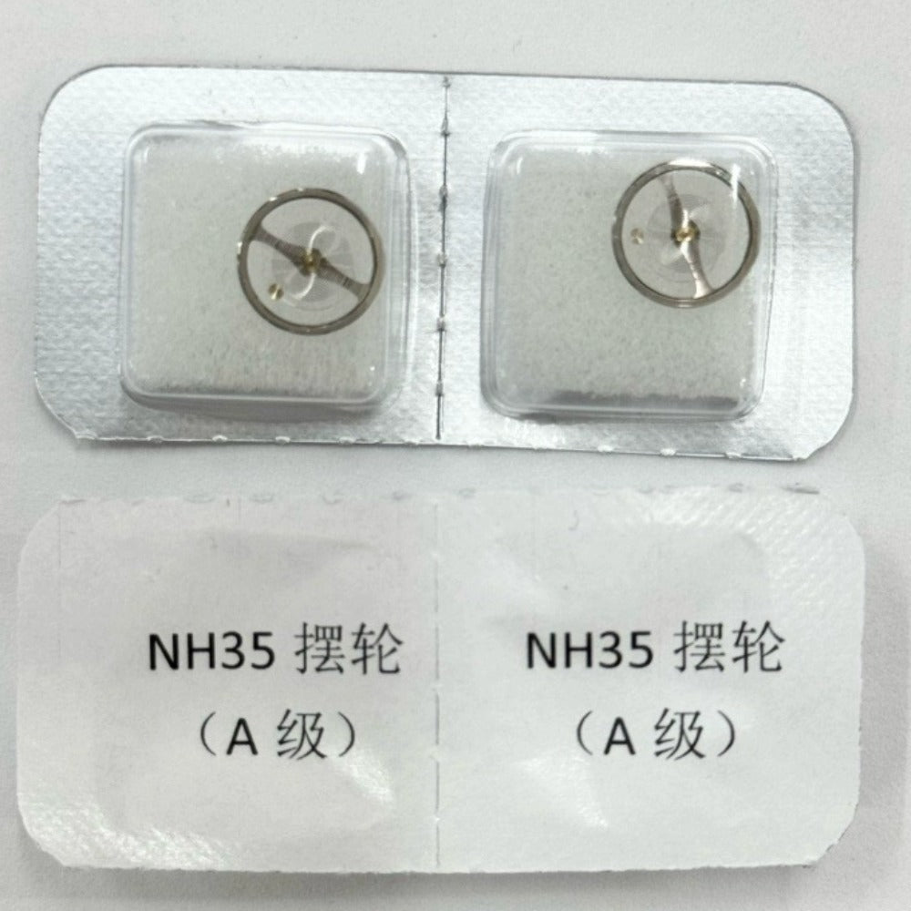 High Quality Complete Balance Wheel with Hairspring Fit for NH35/NH36 Movement