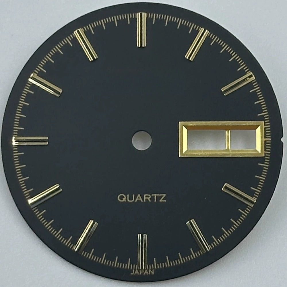 Black 28.5mm No Lume Golden Nail Datejust Modified Watch Dial for 2305