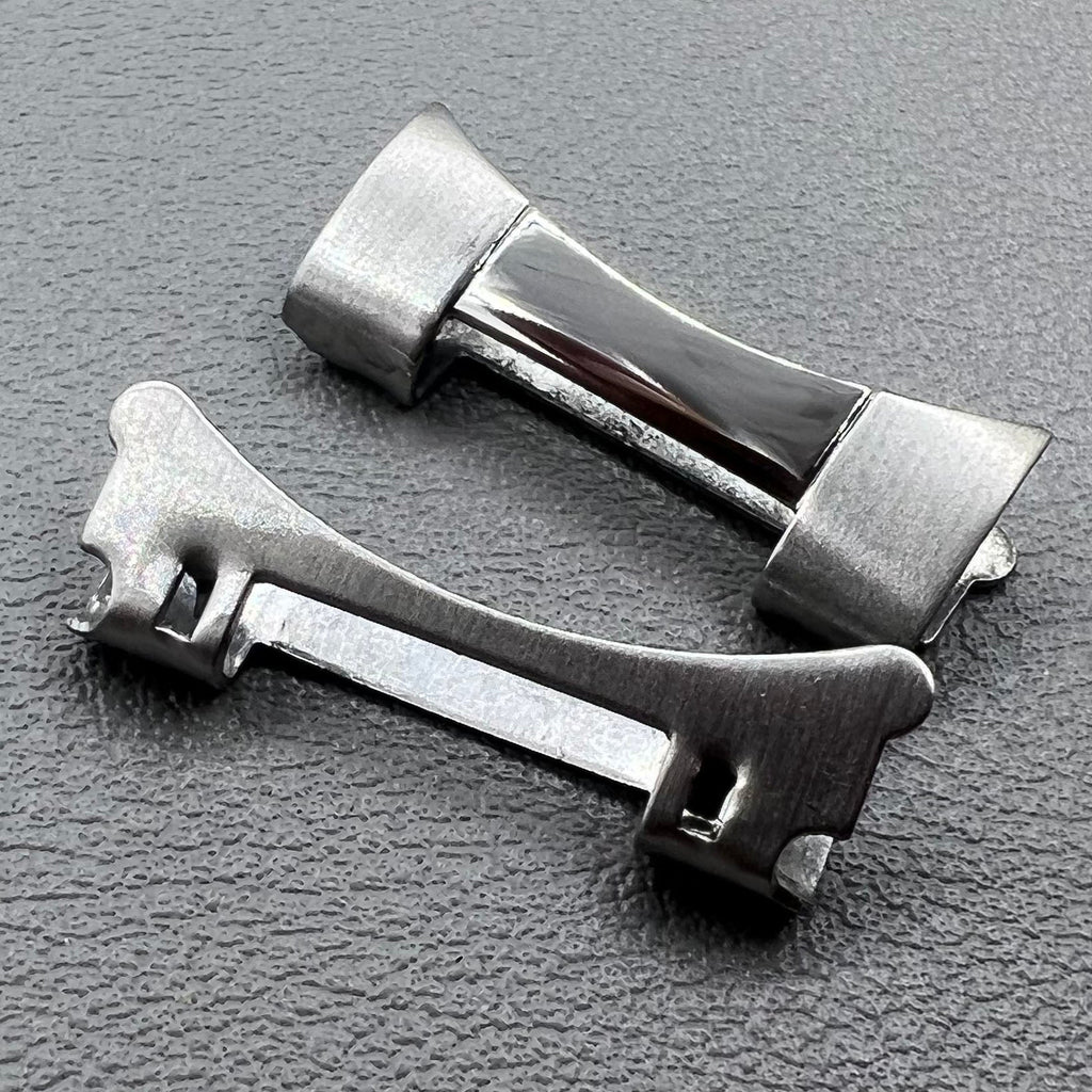 4 PIECES 16x2.3x2.4mm S/S Curved End Links Spring Bars Bracelet Watch Band Strap