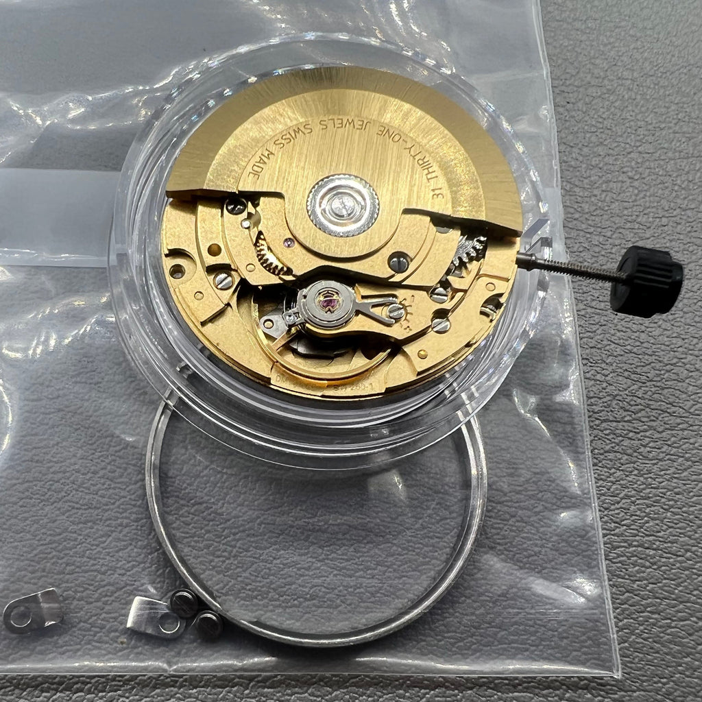 Swiss Original SW260-1 Movement Gold Mechanical SW Watch Movement