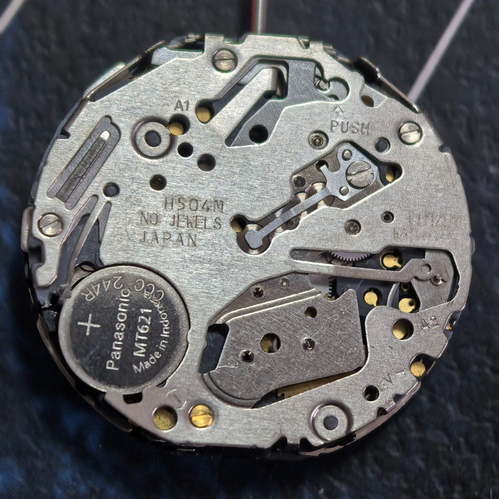 Japan Made Citizen H504 Quartz Watch Eco-drive Date At 4 Solar Watch Part