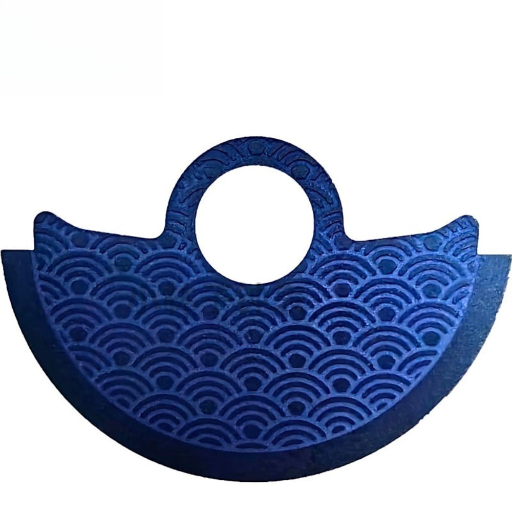 Royal Blue Wave Metal Rotor Oscillating Weight Overlay Fit for NH35 NH36