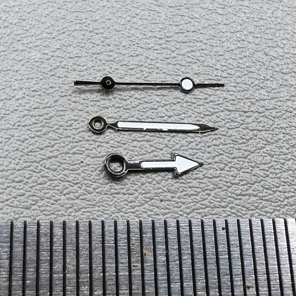 2 Sets/Pack NO.1244 Black Set of Watch Hands Set for Miyota 2035 Movement