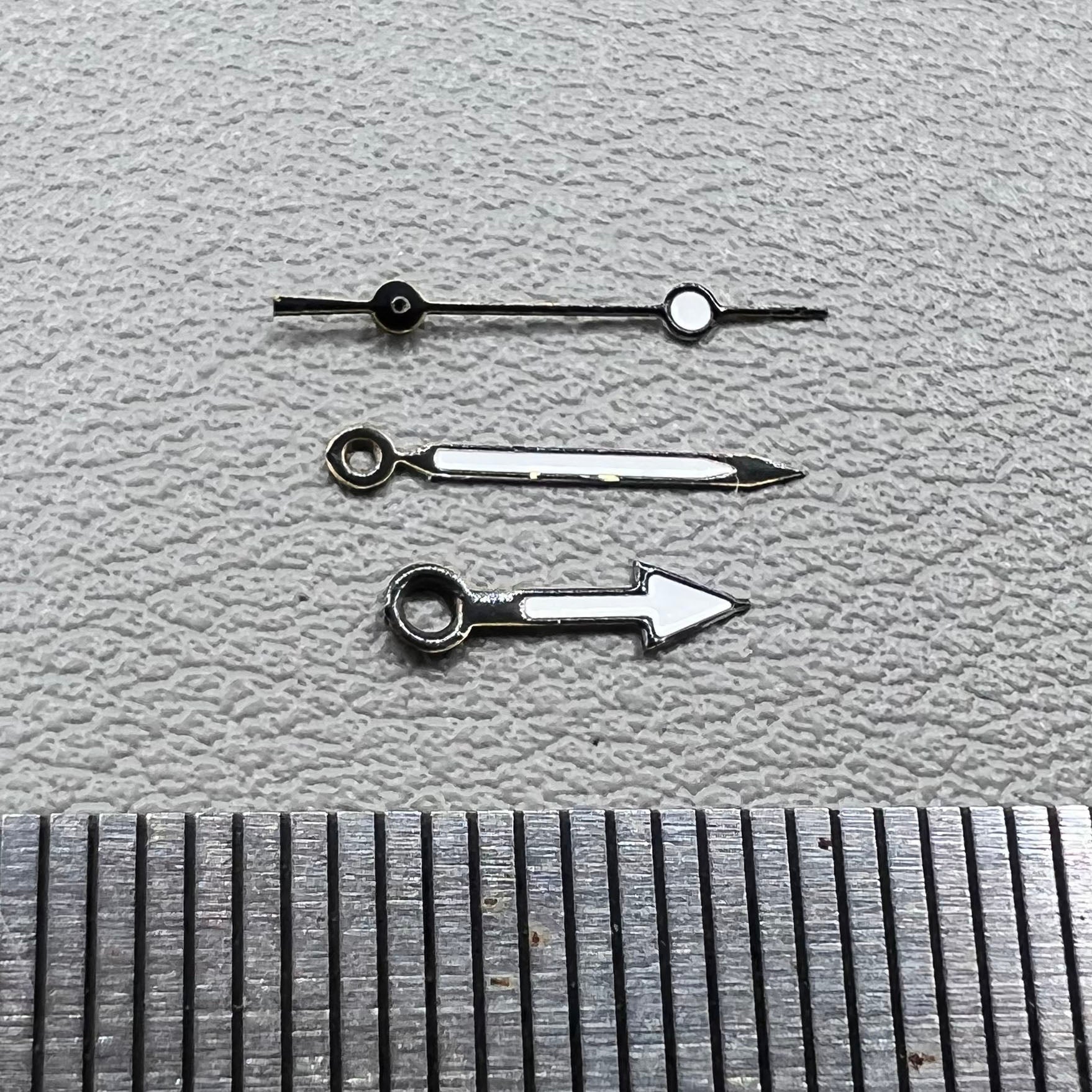 2 Sets/Pack NO.1244 Black Set of Watch Hands Set for Miyota 2035 Movement
