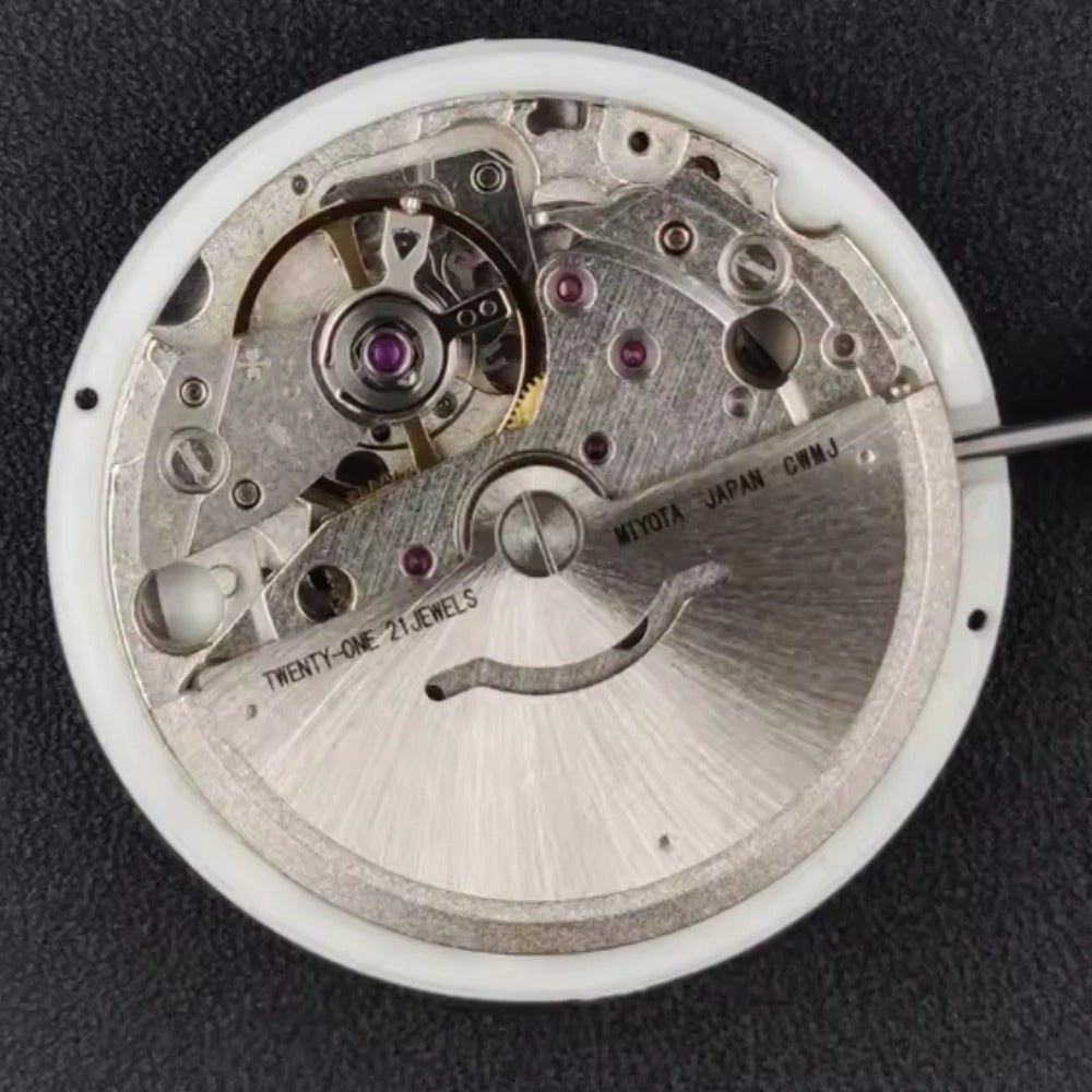 Miyota 8285 Mechanical Movement Arabic Date Week Disc 21 Jewels Self-winding