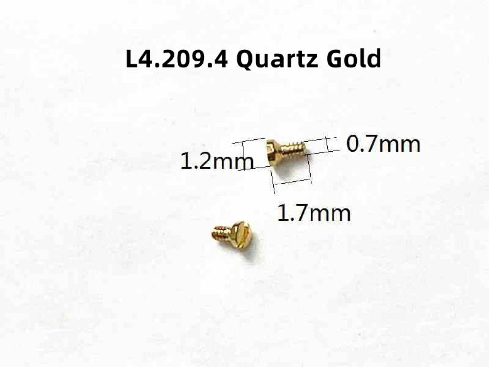 6 PIECES/Set Watch Case Back Screw 1.2×0.7x1.7mm for L4.209.4 Watch