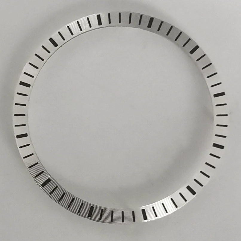 Silver New Modified 28.5x24.5mm Watch Chapter Ring Fit for NH70 Movement