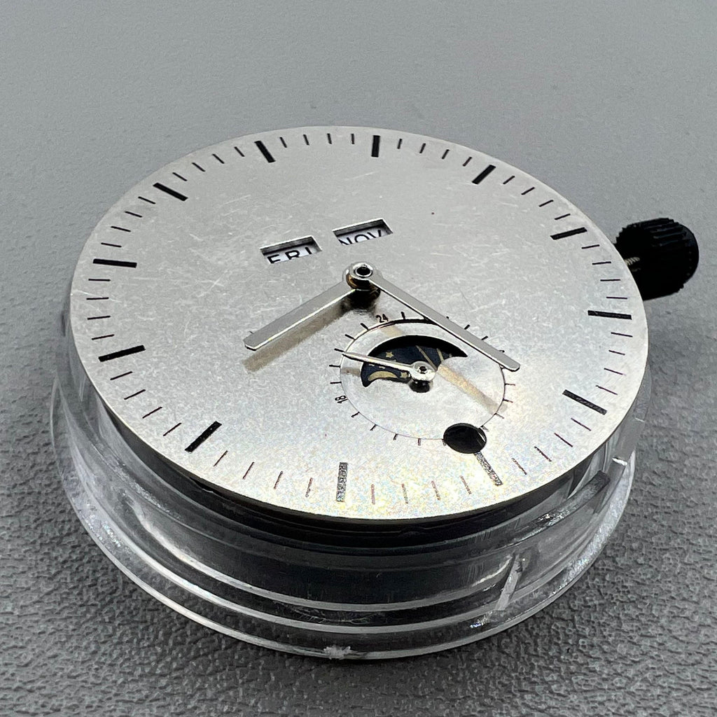 Modified China Made 2824 24-hour Moon Phase Automatic Mechanical Movement