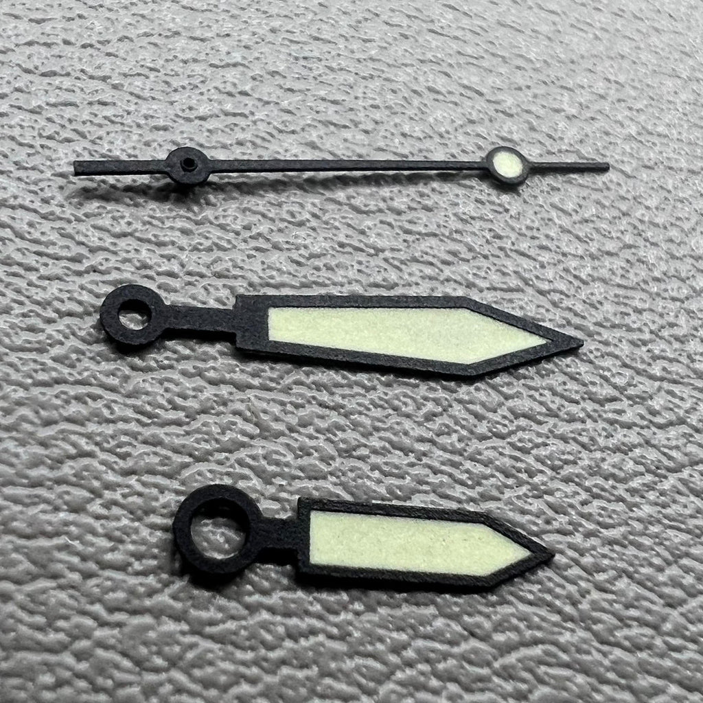 Arrow Shaped Green Luminous Hands Set for ETA2836/2846/2824/2846 Movement