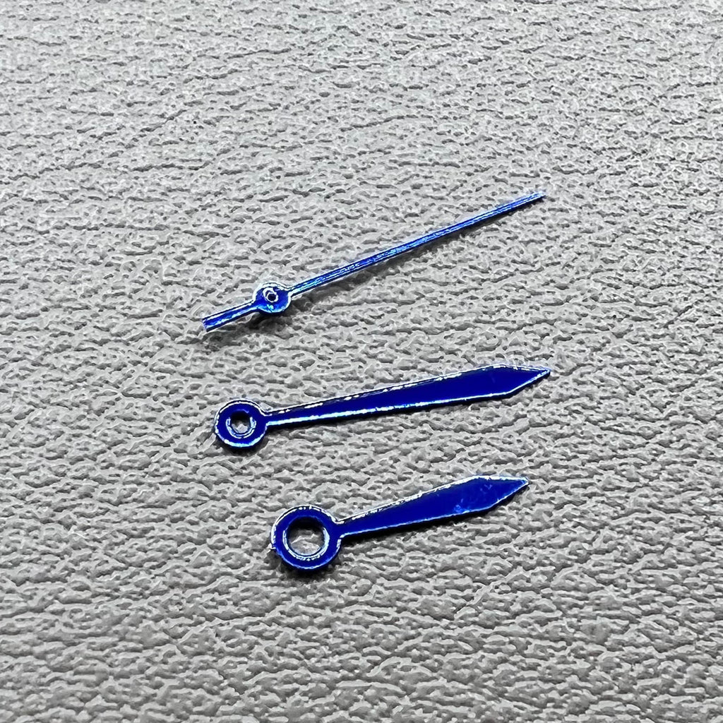 2 Sets Blue No Lume Arrow Shape Watch Hands for Miyota 2035 Movement