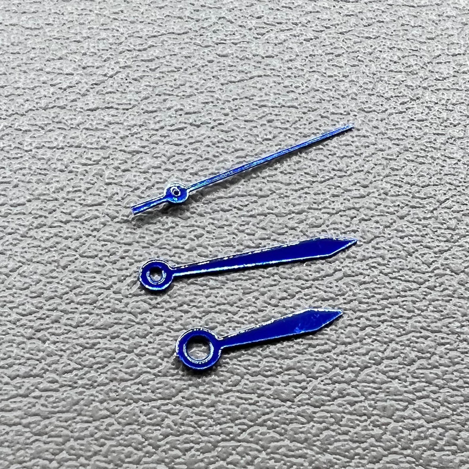 2 Sets Blue No Lume Arrow Shape Watch Hands for Miyota 2035 Movement