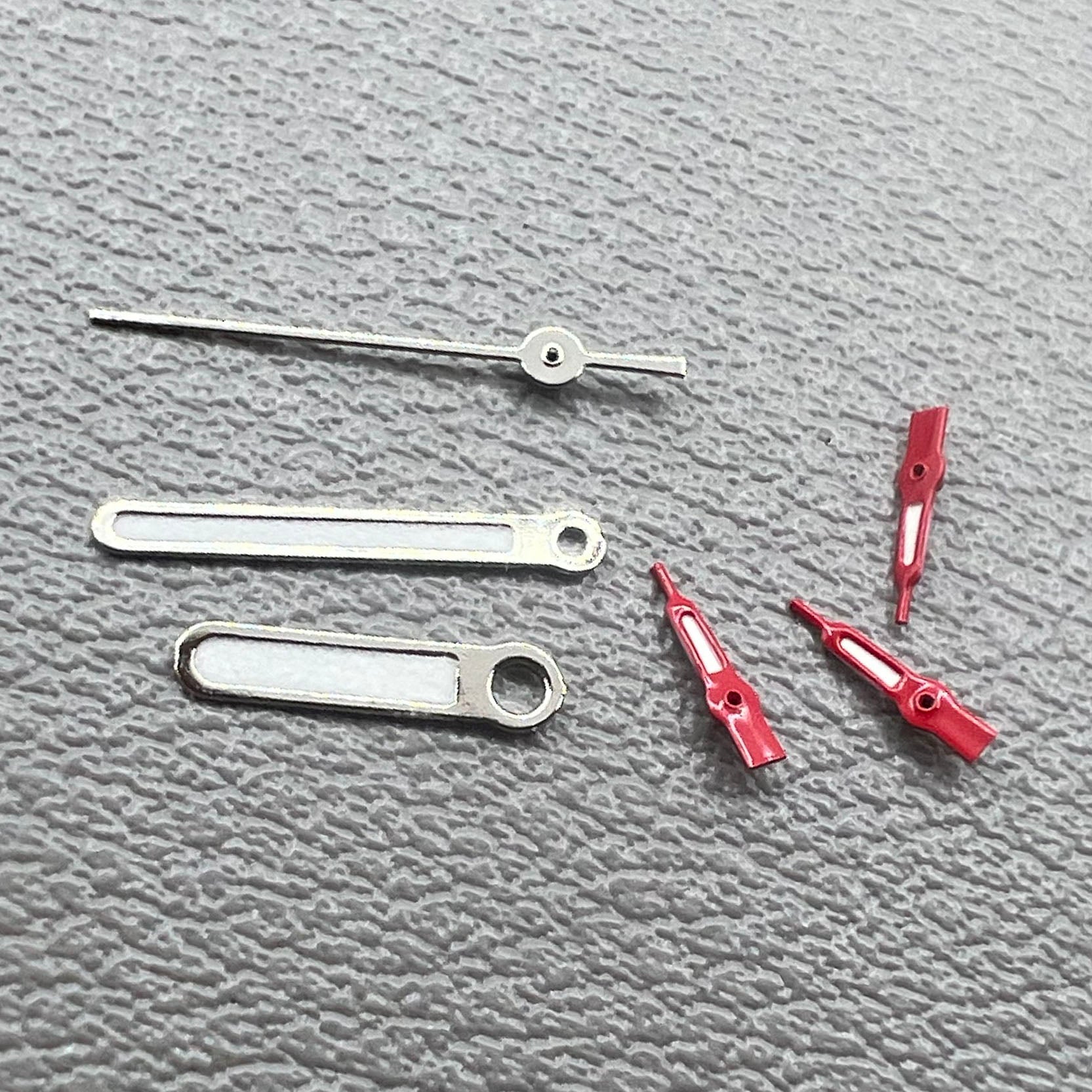 2 Sets/Pack Red Small Second Hand Watch Hands for VD53 VD54 VD57 Movement