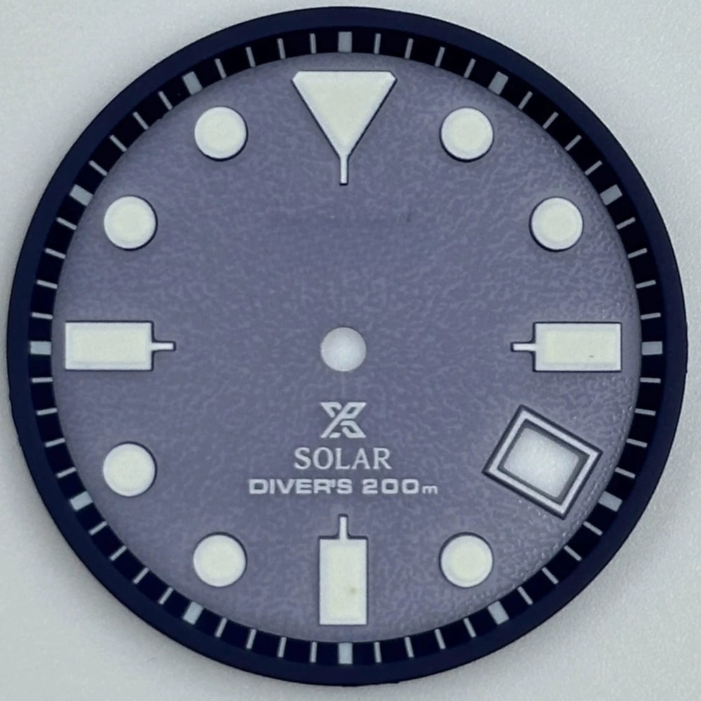 Blue 29.8mm Diving Modified Datejust Green Luminous Watch Dial for VS42A