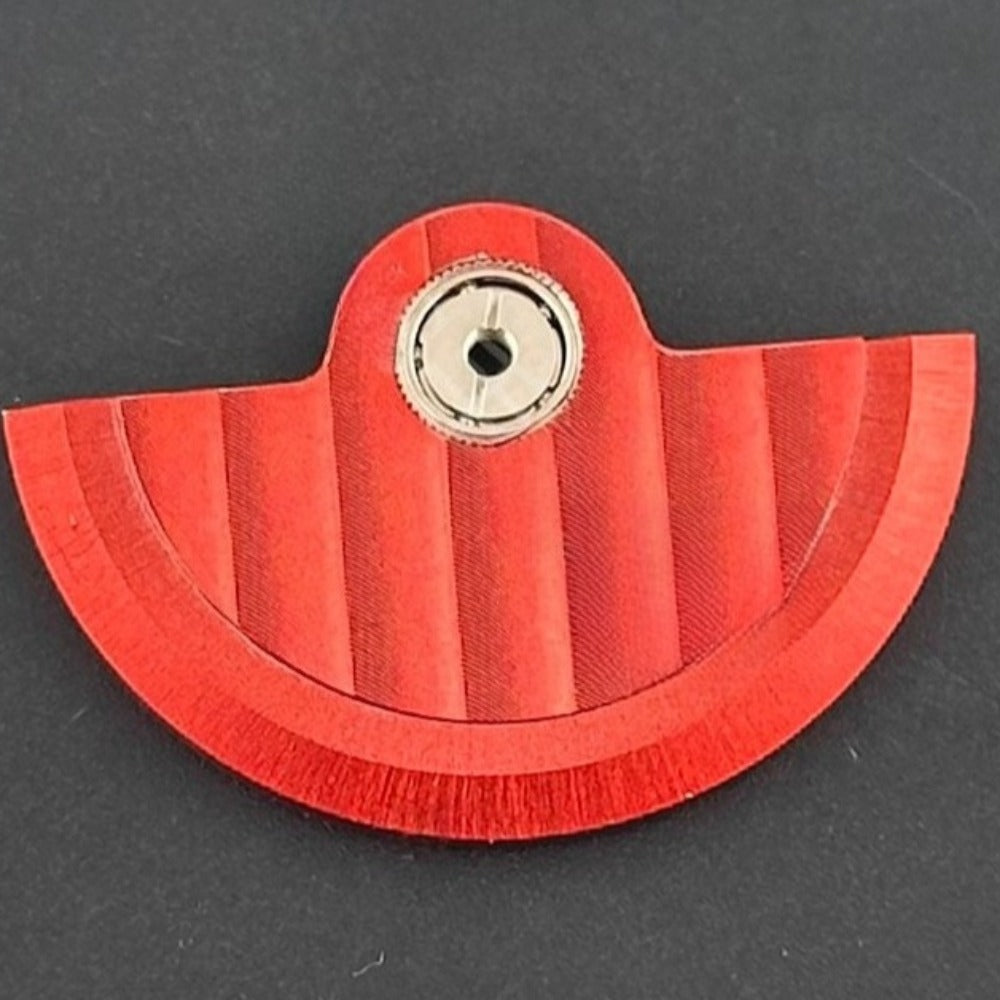 Modified Red Geneva Pattern Rotor Oscillating Weight for NH35 NH36 Movement