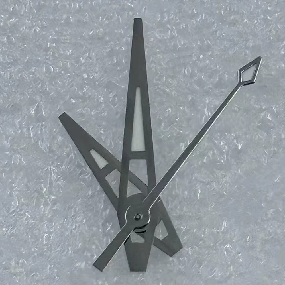 Silver Second Silver Trim Big Arrow Watch Hands for NH35/36 NH38 NH72 NH70