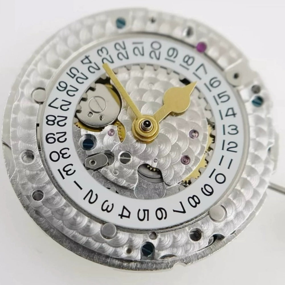 Replacement Shanghai 3285 Automatic Mechanical Movement 4 Hands GMT Greenwich