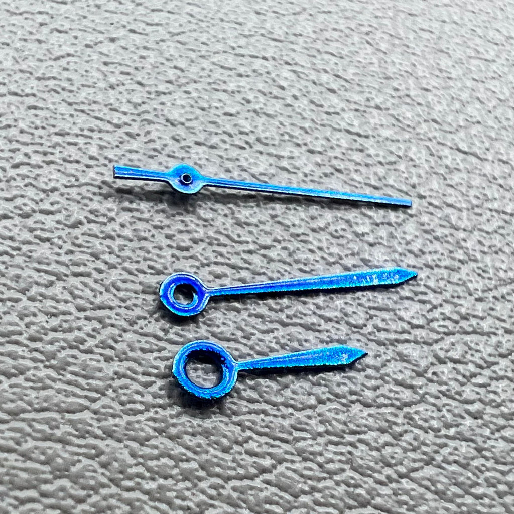 2 Sets/Pack 8mm Long Blue No Lume Watch Hands for Miyota 2035 Movement