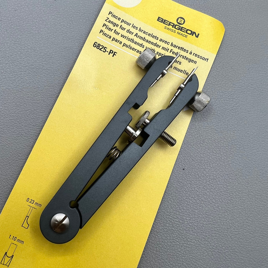 Swiss Bergeon 6825-PF Spring Bar Bracelet Pliers Remover Removing