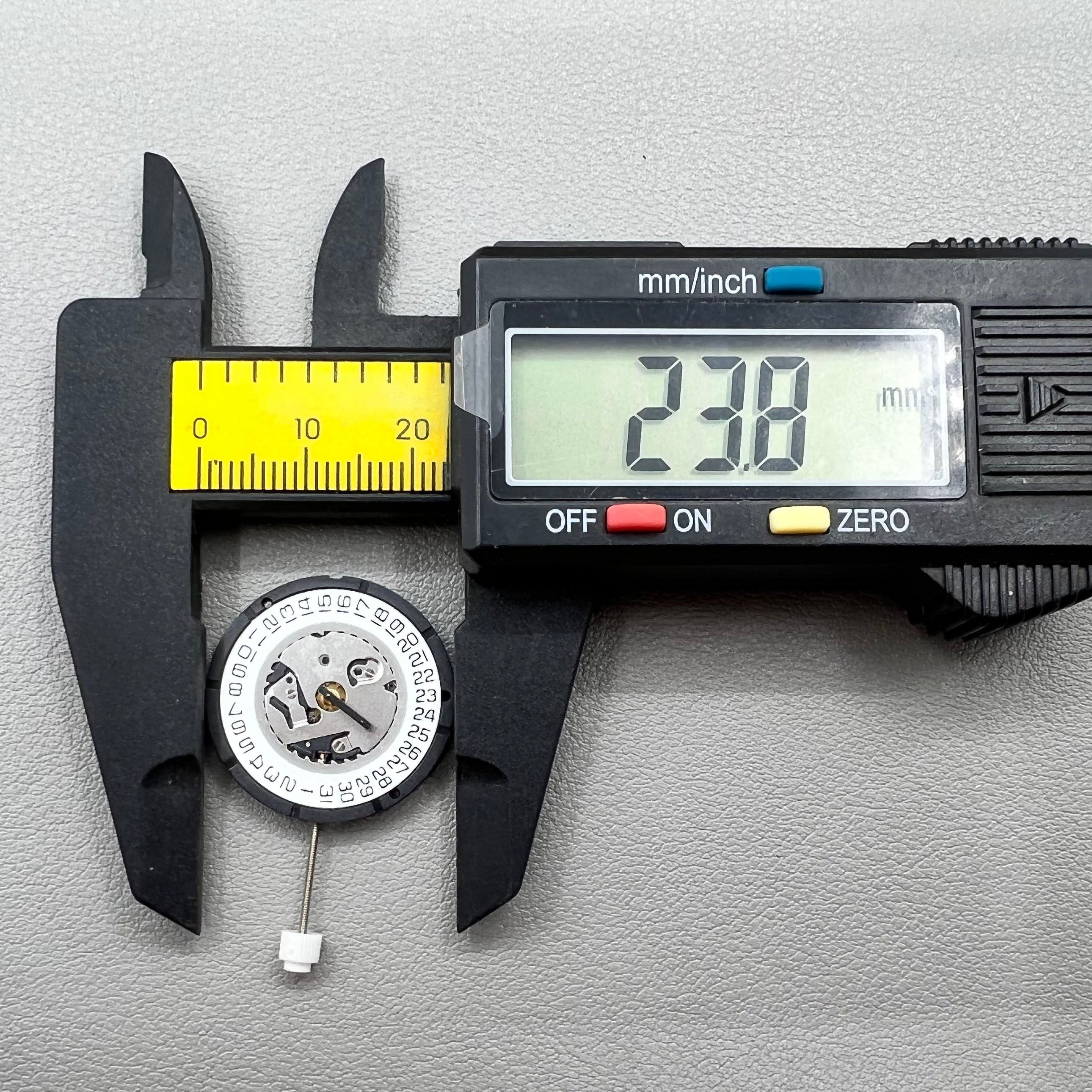 Swiss ISA 2320 White Dial Quartz Movement Date@3