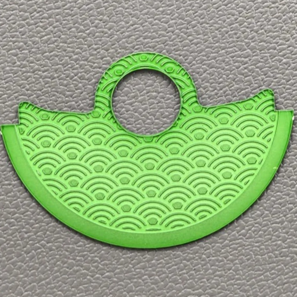 Light Green Waved Rotor Oscillating Weight Overlay Fit for NH35 NH36 7S26 4R35